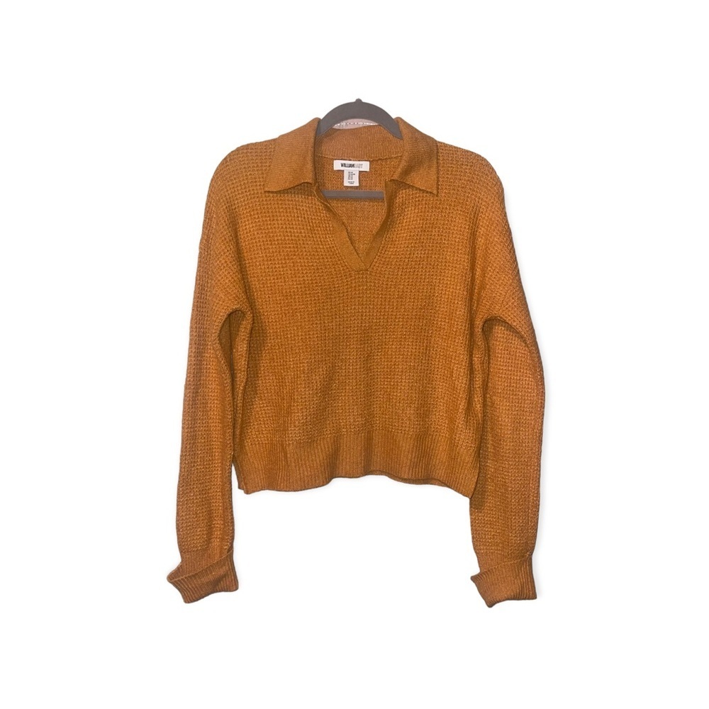 WILLIAM RAST V Neck Cropped Sweater M